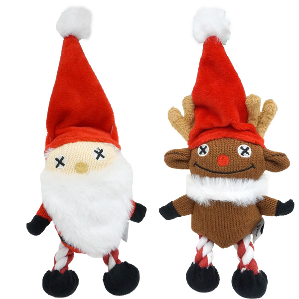 FAD プラッシュトイ・ウィズロープ（ホリデー）【クリスマス限定